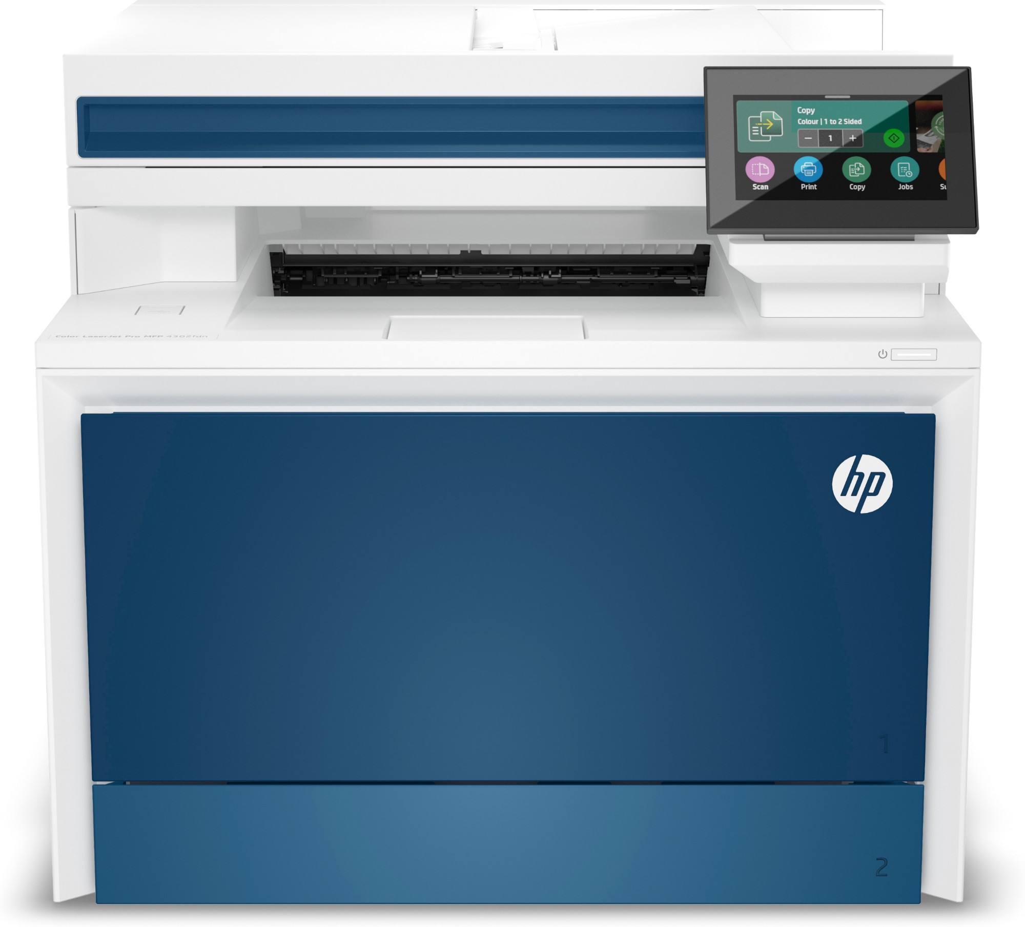 HP Colour LaserJet Pro MFP 4302fdn Printer, Colour, Printer for Small medium business, Print, copy, scan, fax, Print from phone or tablet; Automatic document feeder; Two-sided printing