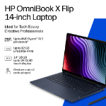 HP DQ8V4EA laptop Copilot+ PC AMD Ryzen™ AI 7 445 35.6 cm (14") Touchscreen 2K 16 GB LPDDR5x-SDRAM 1 TB SSD Wi-Fi 7 (802.11be) Windows 11 Home Blue