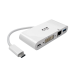 Tripp Lite U444-06N-DGU-C USB grafische adapter Wit