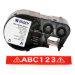 Brady M4C-750-595-RD-WT printer label Red, White Self-adhesive printer label