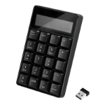 LogiLink ID0199 numeriek toetsenbord Laptop RF Draadloos Zwart
