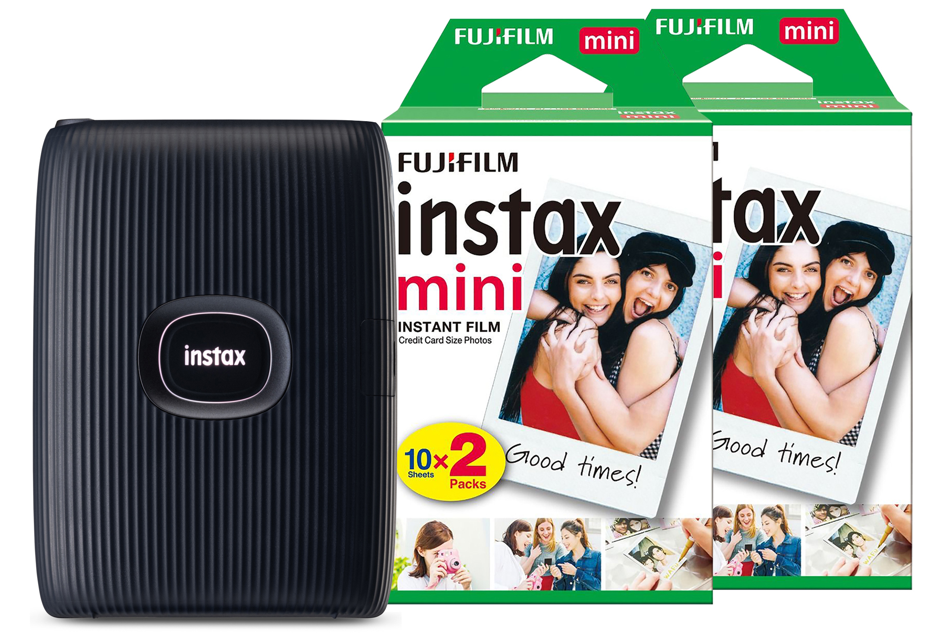 16767272+40 FUJI Instax Mini Link 2 Wireless Photo Printer with 40 Shot Pack - Space Blue