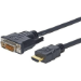 Vivolink PROHDMIDVI2 video cable adapter 2 m HDMI Type A (Standard) DVI-D Black