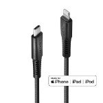 Lindy 0.5m Reinforced USB Type C to Lightning Charge and Sync Cable