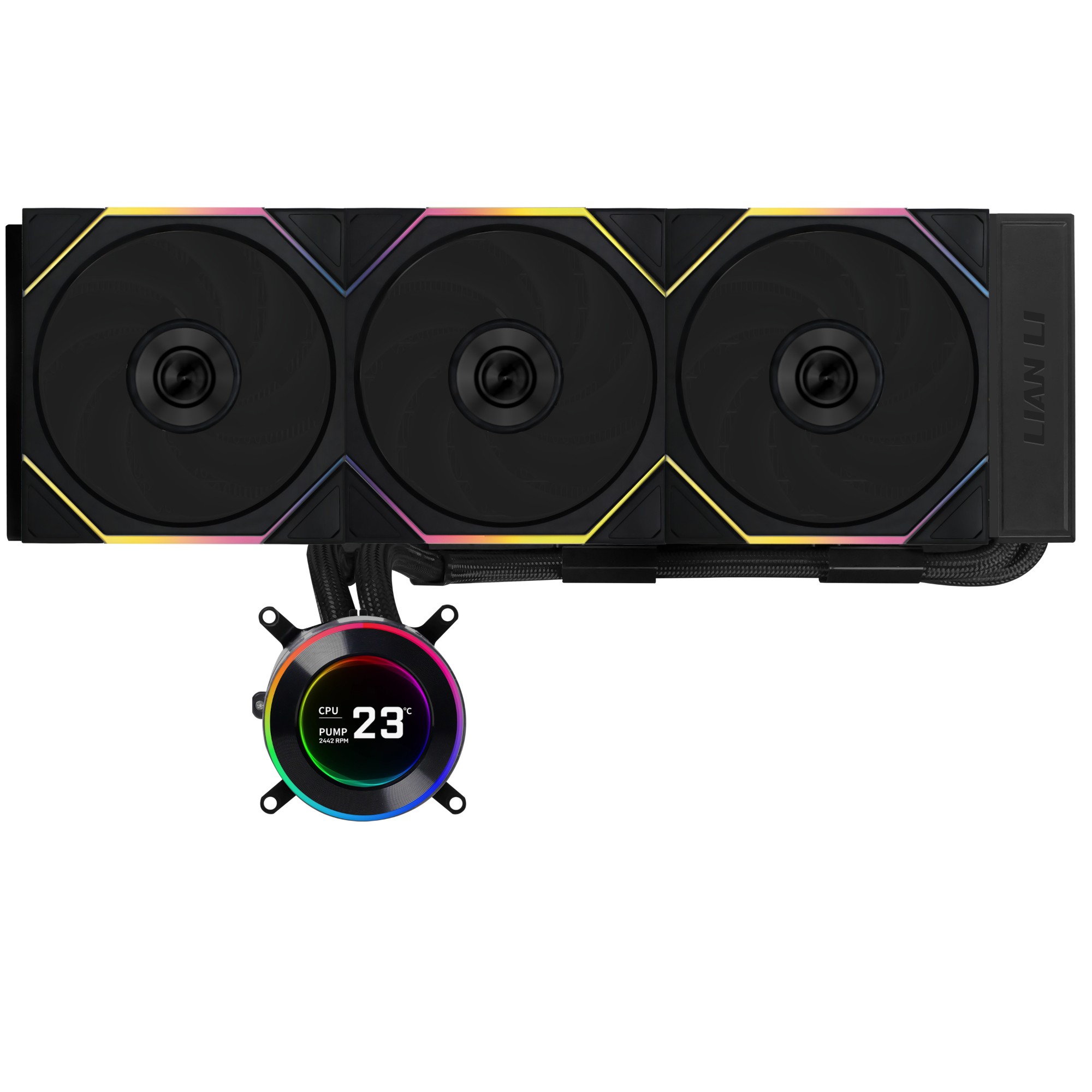 Lian Li Black Ga Ii Hydroshift Ii Lcd-C 360Tl Processor All-In-One Liquid Co