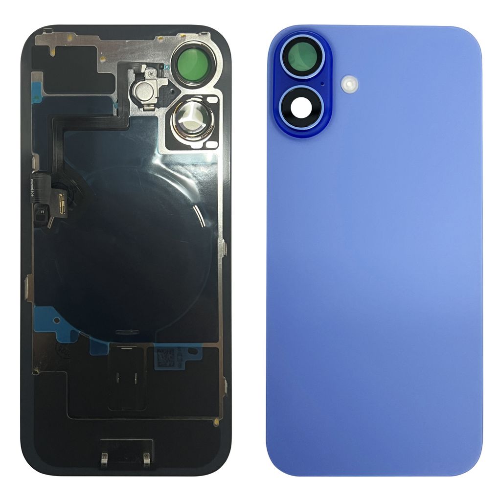 EU Product - iPhone 16 Plus Back Cover with Small Parts (No Logo) - Blue (Ultramarine) thumbnail