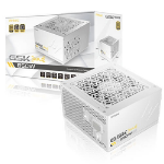 Antec GSK850 V2 WH 80+ Gold Fully Modular - WHITE, 850W, ATX 3.1, 140×150×86mm, 120mm fan, PCIE 5.1, 12VHPWR, OCP/OVP/UVP/SCP/OTP, 7Y warranty.