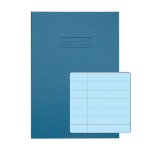 Rhino A4 Special Exercise Book 48 Page Light Blue with Tinted Blue Paper F12M (Pack of 50)