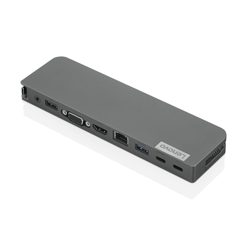Image of Lenovo USB-C Mini Dock Wired USB 3.2 Gen 1 (3.1 Gen 1) Type-C Grey