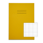 Rhino 13 x 9 Oversized Exercise Book 40 Page Yellow S7 (Pack of 100)