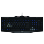 Logitech G105 keyboard USB Russian Black