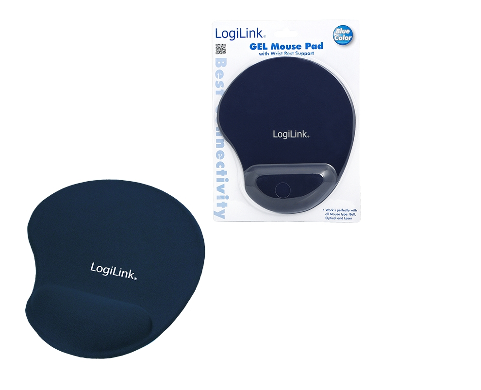 Buy LogiLink ID0027 Mouse pad with wrist rest Ergonomic Black