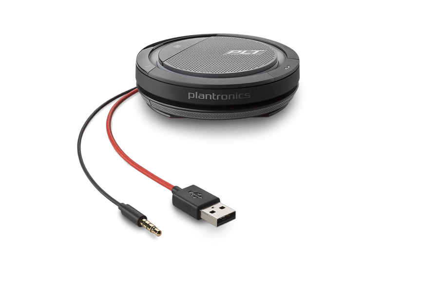 Image of POLY Calisto 5200 speakerphone Universal USB/3.5mm Black, Red