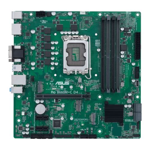 Image of ASUS PRO B660M-C D4-CSM - Corporate Stable Model Intel B660 1700...