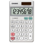 Casio SL-305ECO calculator Pocket Basic Silver, White