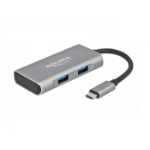 DeLOCK External USB 10 Gbps USB Type-C Hub with 2 x USB Type-A and 2 x USB Type-C