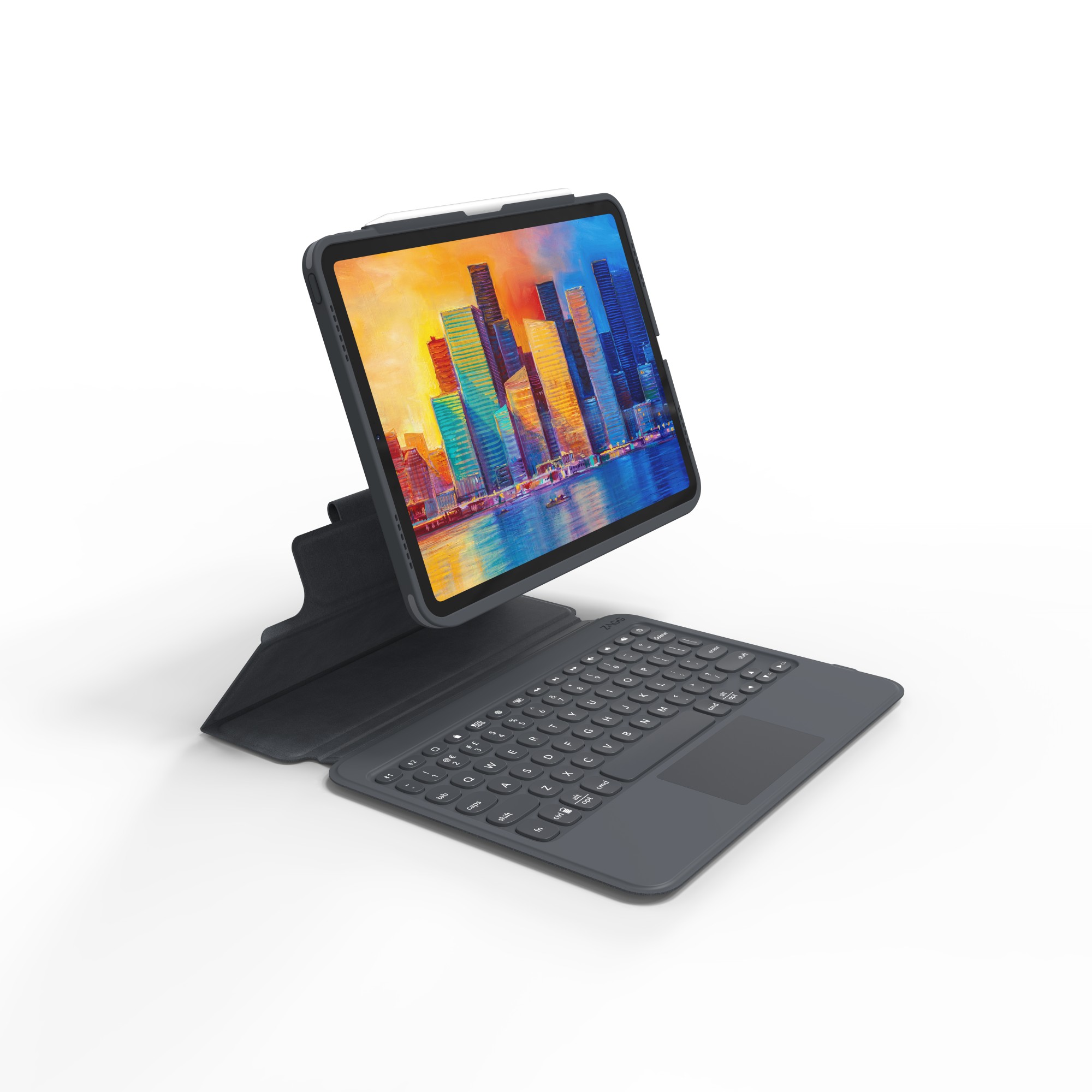 ZAGG Keyboard Pro Keys with Trackpad-Apple-iPad 10.9/11-Black/Gray-UK