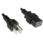 Microconnect PE110518 power cable Black 1.8 m Power plug type B C19 coupler
