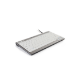 BakkerElkhuizen UltraBoard 950 tastiera USB QWERTY US International Grigio chiaro, Bianco