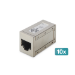 Digitus CAT 6, modular couplers, shielded - 10 pieces
