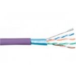Hypertec ProConnectLite Cat5e F/UTP Solid Dca LSZH Purple 305m