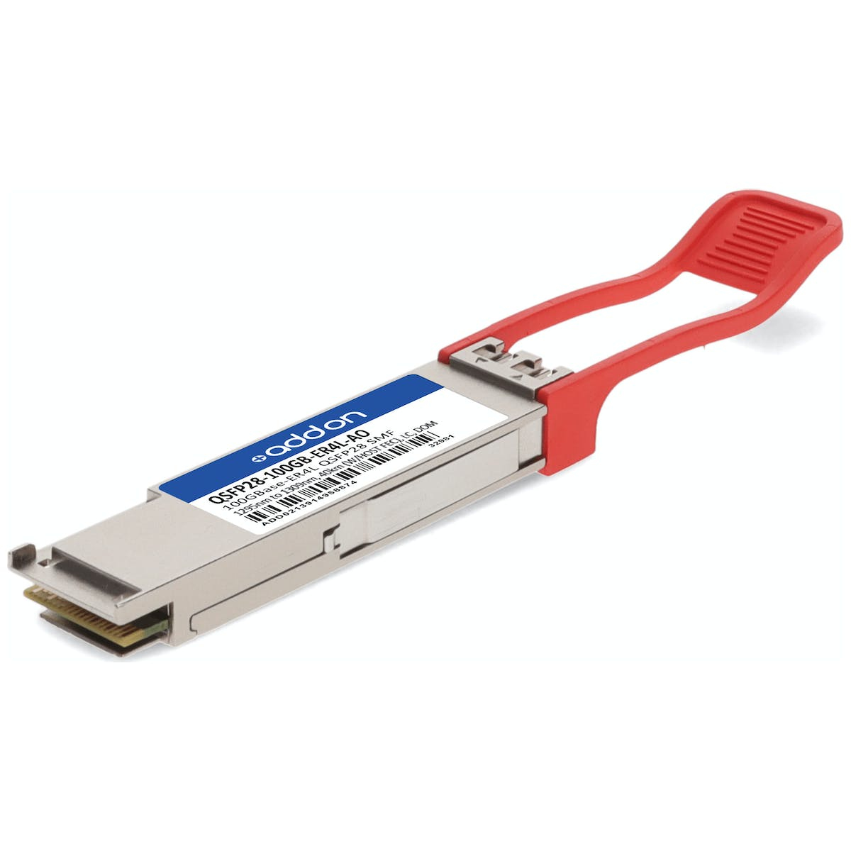Image of AddOn Networks QSFP28-100GB-ER4L-AO network transceiver module...