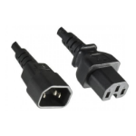 Mercodan 505080001 power cable Black 2 m C14 coupler C15 coupler