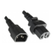 Mercodan 505080001 power cable Black 2 m C14 coupler C15 coupler