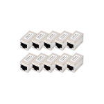 Digitus CAT 6A modular couplers, shielded -10 pieces