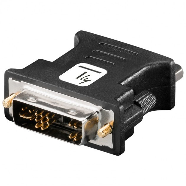 Techly Black Iadap-Dvi-8600T Cable Gender Changer Dvi-A Vga