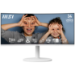 MSI Modern MD342CQPW monitor de ecrã 86,4 cm (34") 3440 x 1440 pixels UltraWide Quad HD Branco