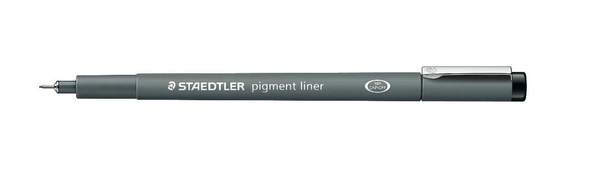 Staedtler Pigment liner Fineliner 0.1mm felt pen Black