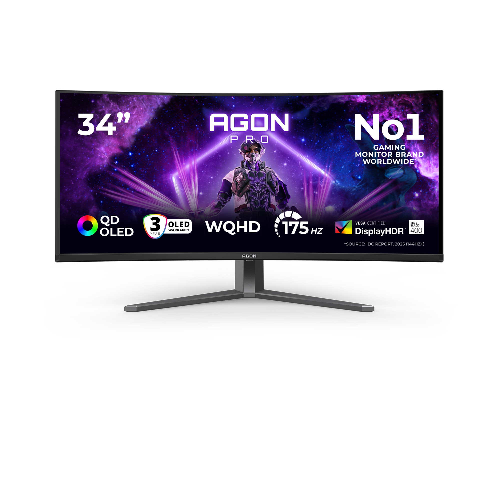 Aoc Light Agon Pro Ag346ucd Computer Monitor 86.4 Cm (34") 3440 X 1440