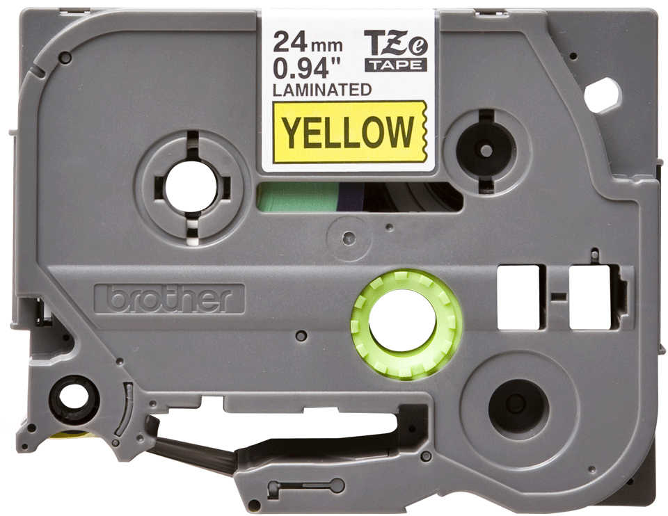Brother TZE-651 DirectLabel black on yellow Laminat 24mm x 8m for Brother P-Touch TZ 3.5-24mm/HSE/36mm/6-24mm/6-36mm