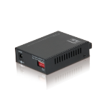 LevelOne FVT-2201 netwerk media converter 100 Mbit/s 1310 nm Single-mode Zwart
