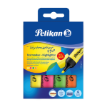 Pelikan Textmarker 490 marker 4 pc(s) Green, Orange, Pink, Yellow