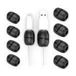 Noname EU Product - DESIRE2 Cable Clip Nuggets Tidy x10 - Black