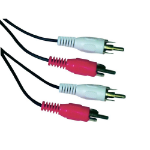 Schwaiger CIK015 053 audio kabel 1,5 m 2 x RCA Zwart
