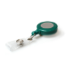 Digital ID Green Card Reels with Reinforced ID Straps with Silver Sticker (Pack of 50)