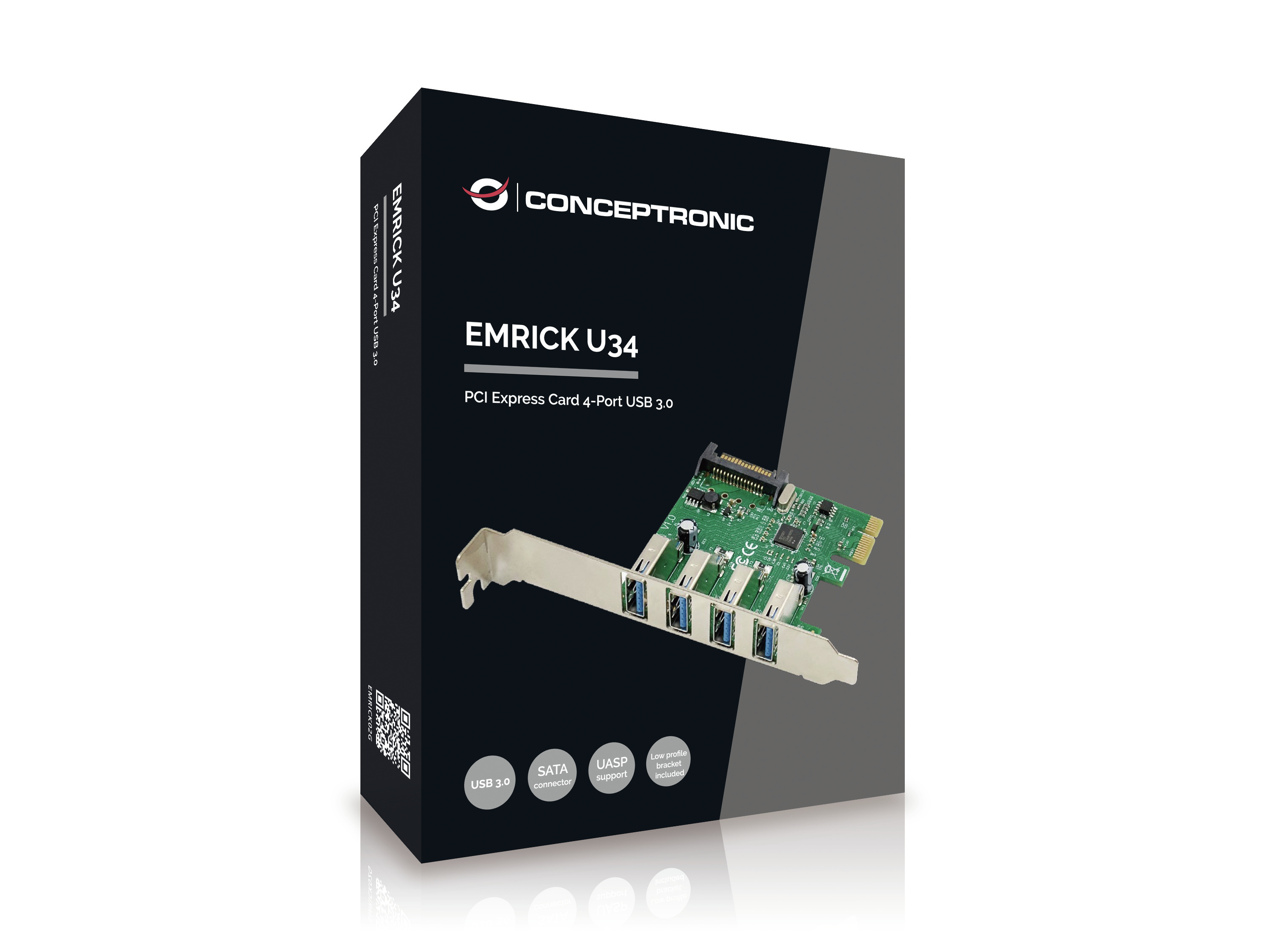 Image of Conceptronic EMRICK02G interface cards/adapter Internal USB 3.2...