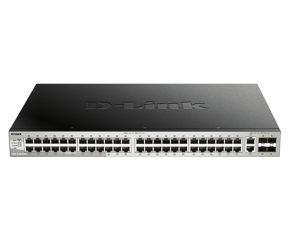 Image of D-Link 54-Port Lite Layer 3 Stackable Managed Gigabit Switch...