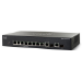Cisco SF 302-08 hanterad L3 Fast Ethernet (10/100) 1U Svart