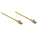 Intellinet Network Patch Cable, Cat6, 10m, Yellow, CCA, U/UTP, PVC, RJ45, Gold Plated Contacts, Snagless, Booted, Lifetime Warranty