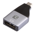 Techly IADAP USBC-DP4K USB grafische adapter 3840 x 2160 Pixels Zwart, Zilver