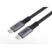 Microconnect USB4CC1-240W USB cable USB4 Gen 3x2 1 m USB C Black