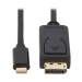 Tripp Lite U444-006-DP-BD video cable adapter 72" (1.83 m) USB Type-C DisplayPort Black