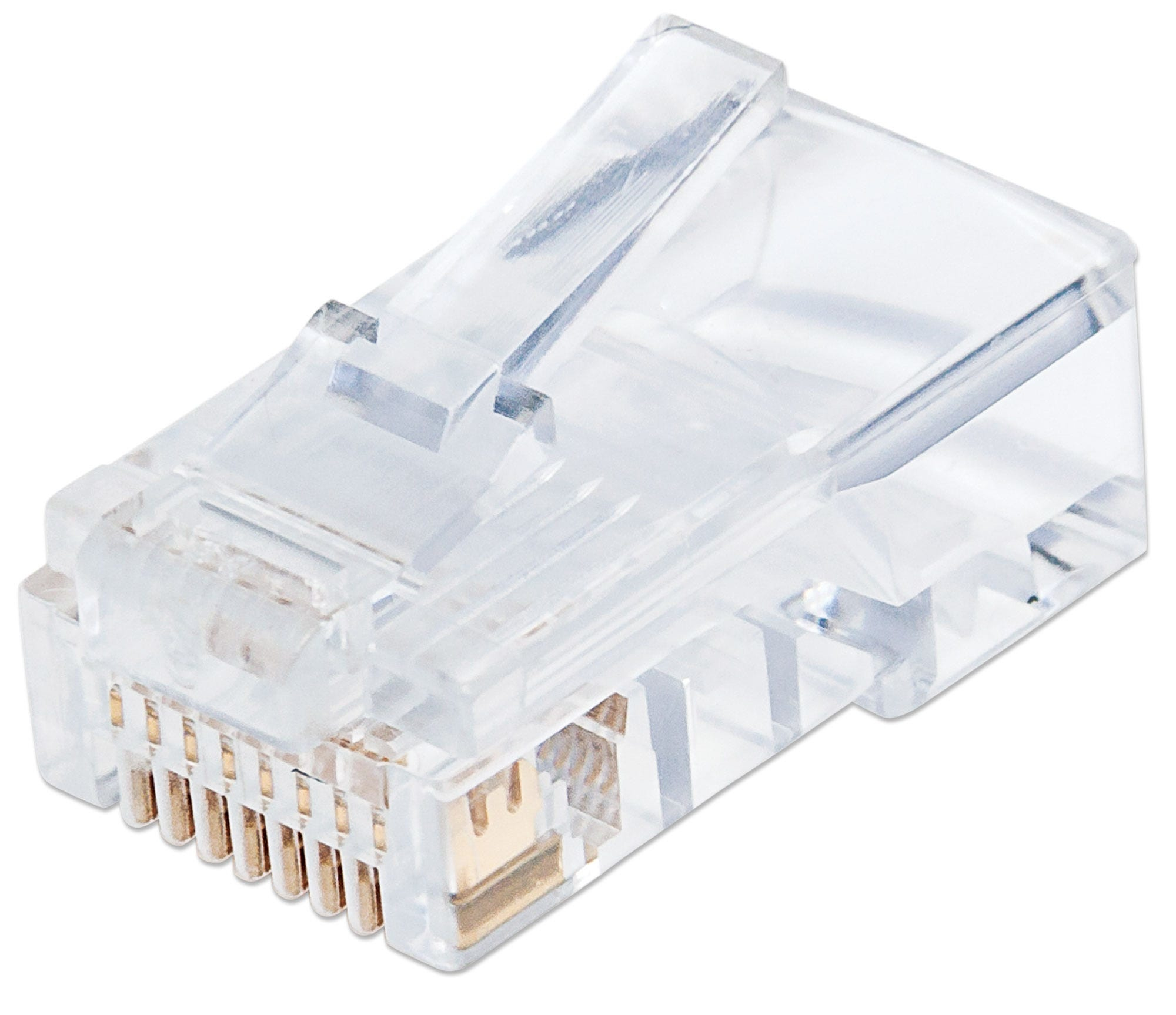Photos - Cable (video, audio, USB) INTELLINET RJ45 Modular Plugs Pro Line, Cat5e, UTP, 3-prong, for solid 790 