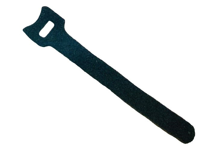 Image of Lanview LVT551130 cable tie Hook & loop cable tie Nylon Black 100...