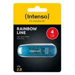 Intenso USB FLASH 2.0 4GB RAINBOW LINE BLUE