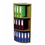 ROTADEX CORNER UNIT 3 TIER LT OAK